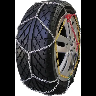 Produktbild von Carrefour 8000866083676, Reifenkette, 12,13,14,15", Link, 155,165,175,185,195,205,215,225 mm, 45, 50, 60, 65, 70, 75, 80, Chrom, Silber