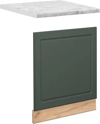 Produktbild von Frontblende Vicco Fame-Line Grün-Gold Landhaus 60 cm , AP Marmor, Model 46934