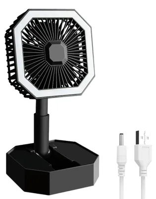 Obrázek produktu pro Nabíjecí stolní ventilátor – včetně obalu – černý