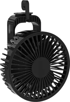 Image de (Noir) Mini ventilateur USB, ventilateur de table portable à clipser, ventilateur de table froid et silencieux pour la chambre, le bureau, la poussette en plein air