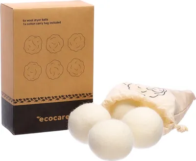 Zdjęcie produktu dla ECOCARE Kulki suszące do prania, 6 sztuk