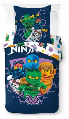 Produktbild von LEGO Ninjago Kinder-Bettwäsche Abenteuer jede Nacht!