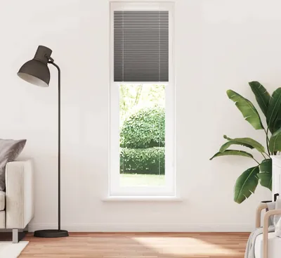 Immagine prodotto di Tenda Plissettata Antracite 55x200 cm Larghezza Tessuto 54,4 cm