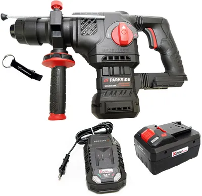 Produktbild von PARKSIDE PERFORMANCE® 20 V Akku-Kombihammer PKHAP 2058-Li / inkl. Smart Akku (8Ah) und Ladegerät (4,5A)