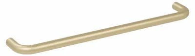 Immagine prodotto di Maniglia per mobili in acciaio inossidabile, distanza tra i fori di 224 mm, finitura in ottone galvanizzato