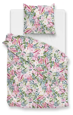 Produktbild von Zohome Multi Bettbezug Evita - 135x200 cm + 1 Kissenbezug - Hergestellt aus 100% Baumwoll-Satin