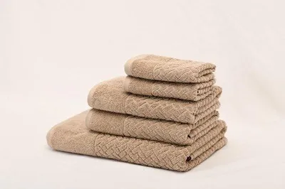 Obrázok produktu pre Ibenzoa® Sada 5 ručníkov zo 100% bavlny – čierna, 1x 70x140 cm + 2x 50x100 cm + 2x 30x50 cm, mäkká a vysoko savá