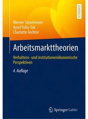 Obrázek produktu pro Arbeitsmarkttheorien