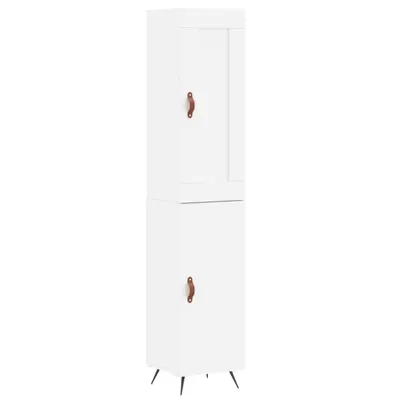 Produktbild von Highboard Weiß 34,5x34x180 cm Holzwerkstoff