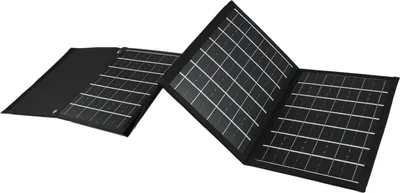 Zdjęcie produktu dla 4-Fold 30W Solar Panel Folding Bag Dual USB+DC Output Solar Charger Portable Foldable Solar Charging Device Outdoor Portable Power Supply for Outdoor Hiking Climbing Camping Picnic