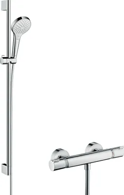 Produktbild von hansgrohe Croma Select S Vario Combi Set 900mm, weiß/chrom, 1 Stk.