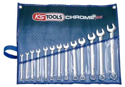 Image de KS TOOLS CHROMEplus Jeu de clés mixtes coudées 13 pces - 518.0643