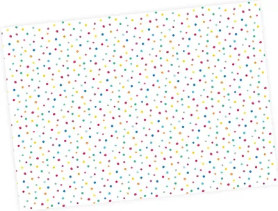 Produktbild von 5 Bögen Geschenkpapier Punkte Dots bunt - 1,60€/qm - 84,1 x 59,4 cm