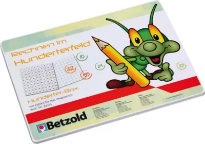 Produktbild von Rechenbox ZR 100 - Mathematik-Set Hunderterfeld + Hundertertafel