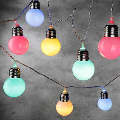 Produktbild von Partylichterkette mit 10 LED Lampen