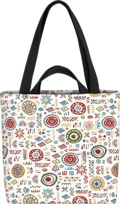 Produktbild von VOID Afrika Ethno Muster Inka Tasche 33x33x14cm,15l Einkaufs-Beutel Shopper Einkaufs-Tasche Bag