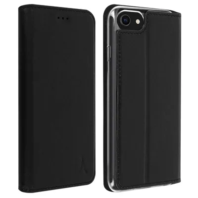 Image de Akashi Étui avec porte-carte et support pour iPhone 7 / 8 / SE 2020 - Noir