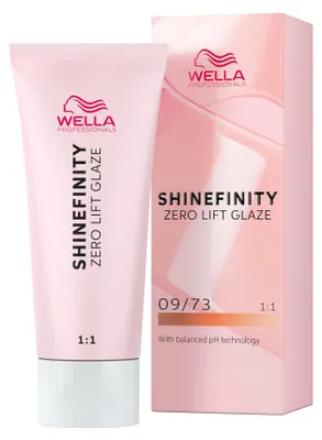 Produktbild von Wella Haartönung Wella Professionals ShineFinity Zero Lift Glaze 09/73 Caramel Milk