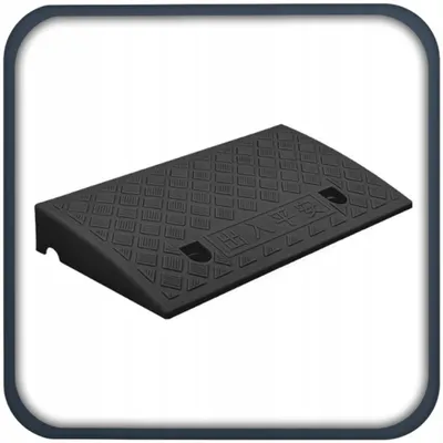 Zdjęcie produktu dla Najazd podjazd krawężnikowy pod krawężnik czarny 8cm mocny wjazd