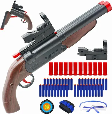 Produktbild von Doppel Barrel Soft Bullet Schaum Blaster Spielzeug für Kinder Jungen