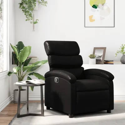 Produktbild von Cloris Designermöbel Relaxsessel Schwarz Kunstleder 2024 Neu