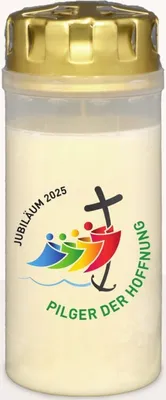 Immagine prodotto di Anno Santo 2025 - Lampada a olio, bruciatore da 4 giorni, "Pellegrini della speranza"