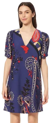 Produktbild von Desigual Damen Terressa Marineblaues Sommerkleid S