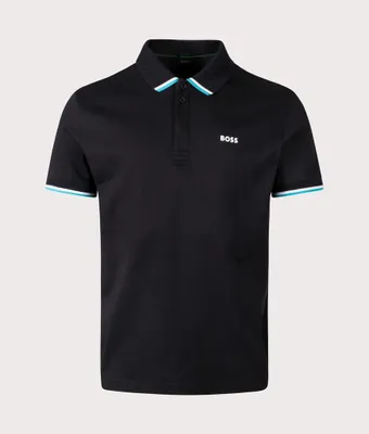 Produktbild von Boss Herren Poloshirt Schwarz 50538185-001 Grösse M
