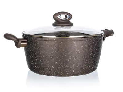 Obrázok produktu pre BANQUET Kastról s nepriľnavým povrchom PREMIUM Dark Brown 24 x 10,5 cm, s pokrievkou