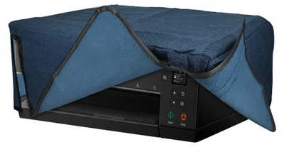 Produktbild von kwmobile Drucker Schützhülle kompatibel mit Canon Pixma TS6350 Hülle - Printer Cover aus Leinen - Staubschutzhülle für Drucker - Blaugrau
