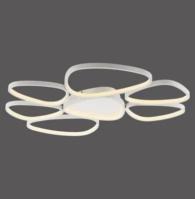 Produktbild von JUST LIGHT PEBBLES LED Deckenleuchte Warmweiss Dimmbar 54W weiss 14046-16