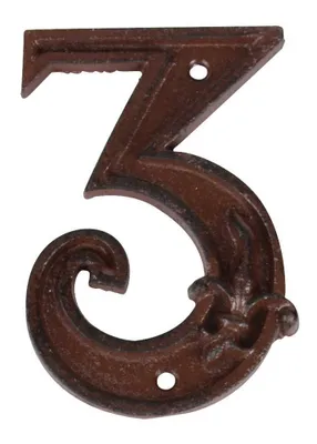 Produktbild von Esschert Design Hausnummern Ziffer 3