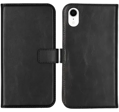 Imagen del producto de Funda de Cuero Auténtico tipo Libro para Apple iPhone Xr -