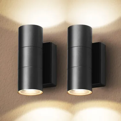 Obrázok produktu pre Sada 2 LED nástenných svietidiel pre vonkajšie použitie