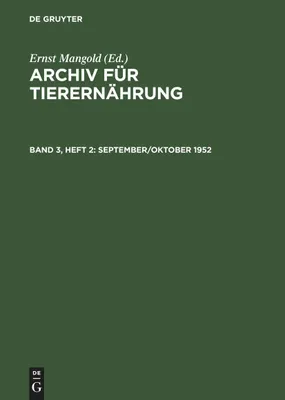 Produktbild von September/Oktober 1952