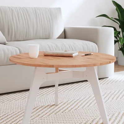 Imagen del producto de Mesa Exclusive - Tablero de madera maciza de haya, forma redonda, diámetro 70 cm, grosor 1,5 cm