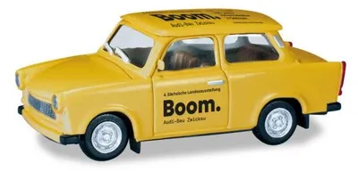 Produktbild von Herpa 430852 - 1/87 Trabant 601 S "Boom / 4. Sächsische Landesausstellung" - Neu