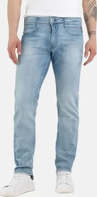 Produktbild von Replay Hose Classic Slim Fit Jeans Anbass mit Stretch-Anteil und Label-Patch