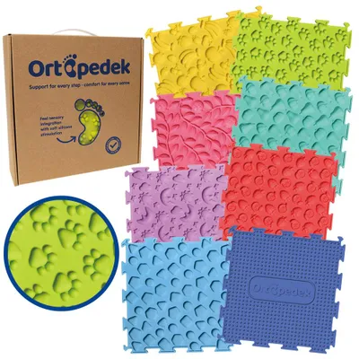 Zdjęcie produktu dla Ortopedek - maty sensoryczne 8 elemetów - Askato
