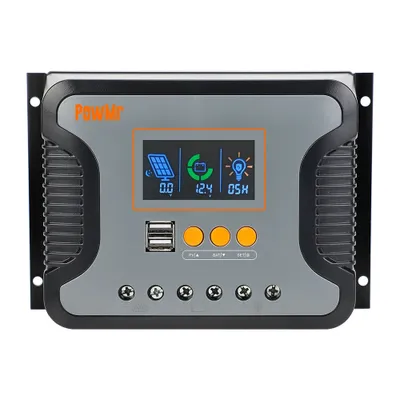 Obrázok produktu pre Solárny regulátor nabíjania, viacero možností napájania, dvojitý výstup USB, 80A, 12V 24V 36V 48V