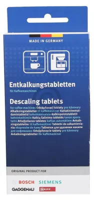 Produktbild von Bosch Siemens Entkalkungstabletten für Kaffeevollautomaten Nr.: 00311974