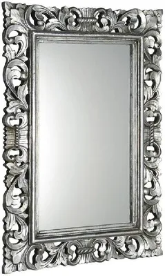 Image de Sapho Scule - Miroir dans un cadre 800x1200 mm, argent IN308