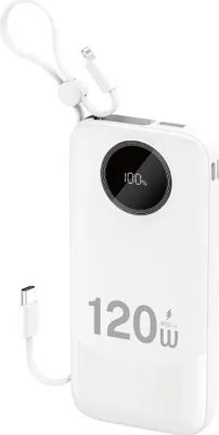 Produktbild von Kompakte Powerbank 10000mAh mit integriertem Kabel Schnellladen Dudao