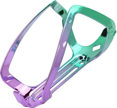 Produktbild von Famanu Flaschenhalter Aluminium - Fahrrad Trinkflaschen Halter - Lila