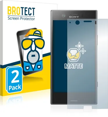 Produktbild von 2x BROTECT Schutzfolie für Sony Xperia XZ1 Compact Displayschutz Displayschutzfolie Folie Matt Entspiegelungsfolie