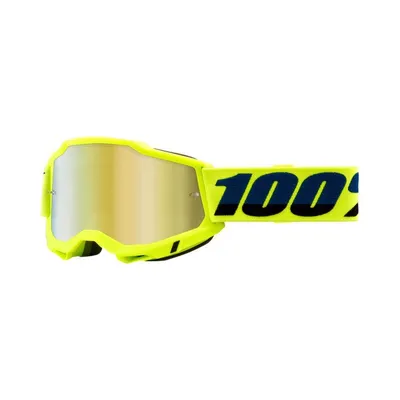 Produktbild von 100% Accuri 2, einfache Scheibe, Gelb, Unisex, Zylindrische (flache) Linse, Polycarbonat, Gelb