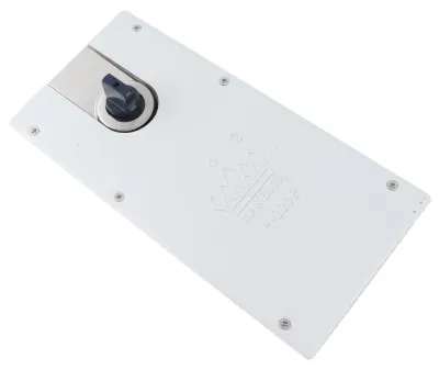 Produktbild von Bodenfeder für Glastüren - Edelstahl - Hydraulische Dämpfung - Bis 110KG