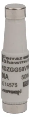 Produktbild von Mersen 00594.016700 NDZ 16A gG grau D-Sicherung 500V/DIAZED