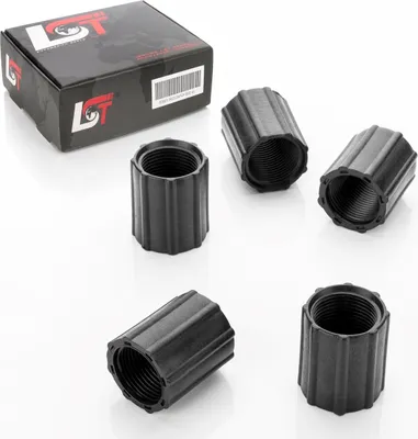 Produktbild von 5x Rohrverbinder Schraubfitting Verbindungsstück Schraubmuffe PE-Rohr 3/4" IG