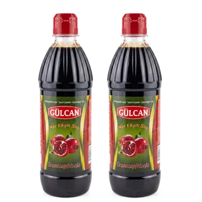 Produktbild von Gülcan Granatapfelsauce Doppelpack (2 x 680 g), für Salate, Bowls & Grillgericht